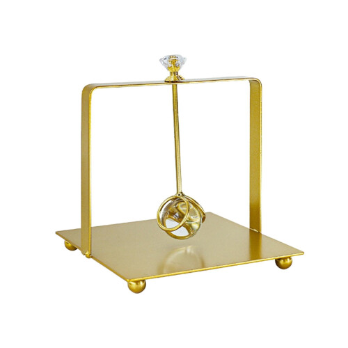 Gold Paper Napkin Holder Flat Dispenser Rack 1 Pack
