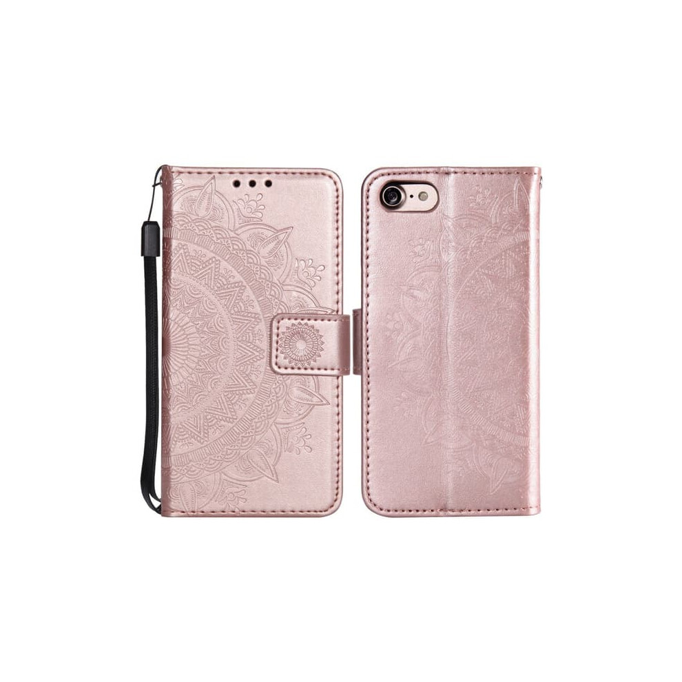 Skalo Iphone 16E Mandala Wallet Case Rose Gold 900223051189