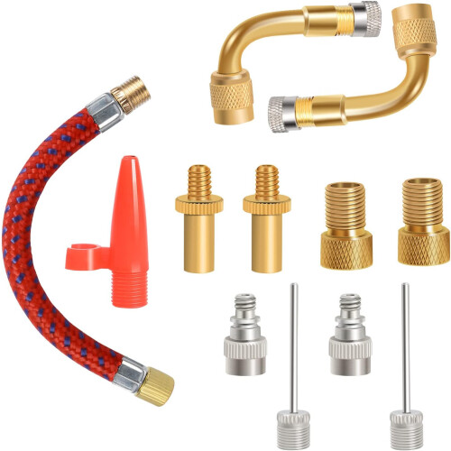 Bicycle Valve Adapter Cable for Car Valves