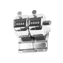 Manual Metal Tally Counter with Rotating Knob