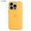 iPhone 15 Pro MagSafe liquid silicone case yellow 1