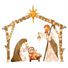 Statuine per presepe resistenti alle intemperie, set da 12 pezzi