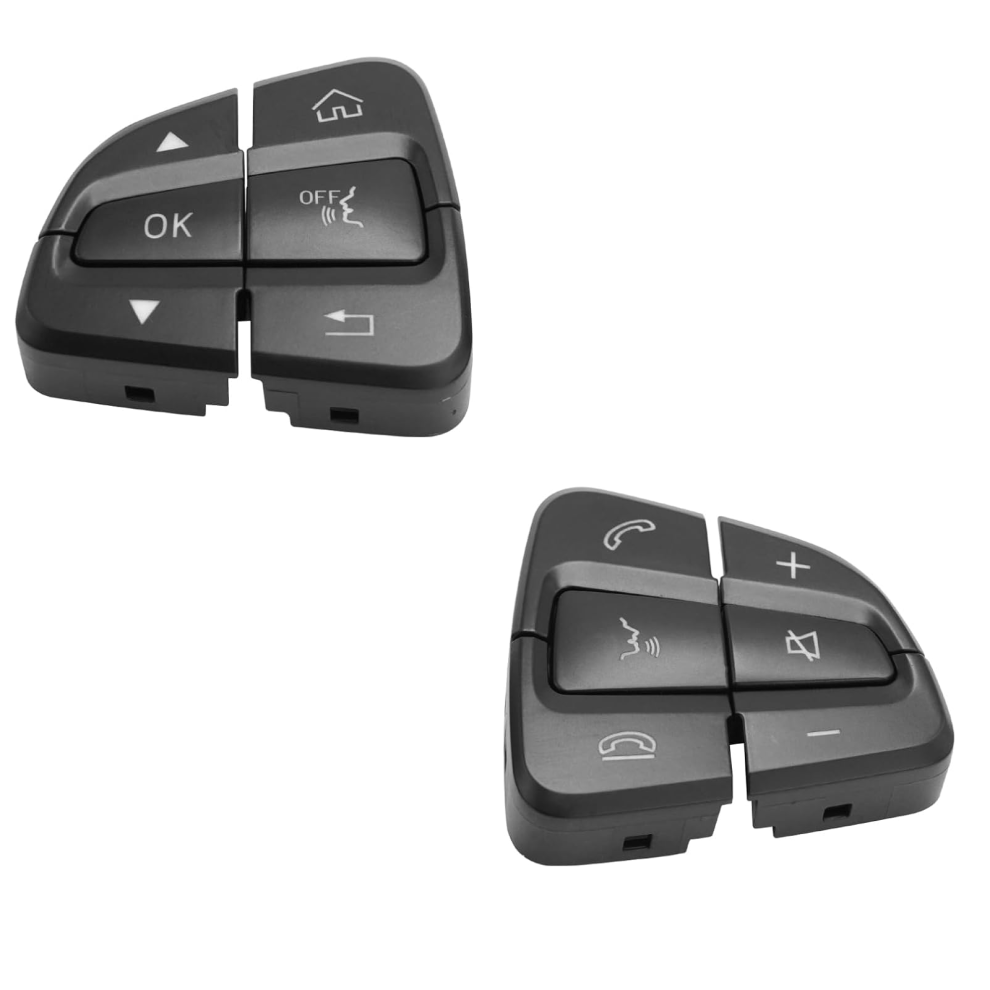 Mercedes-Benz Steering Wheel Control Buttons 2016-2019 Black 900223651693