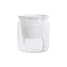 petits pots de fleurs en plastique transparent pour stocker l'eau