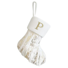 Personalisierter Weihnachtsstrumpf mit Initialenstickerei1
