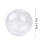 Enfeites de plástico transparente para preencher, 8 cm (3,15 polegadas) 1