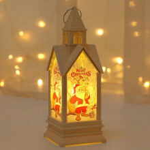 Mini linternas LED navideñas con Papá Noel, muñeco de nieve y reno7