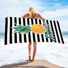Djunllk mikrofiber strandhåndklæde 69 x 143 cm