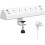 Bordsklämma Grenuttag Vit5 Uttag4USB-C Portar 1