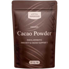 Organic Cacao Powder 190g | Winner of Great Taste 2025 | Lab-Tested Low Cadmium Heavy Metal | Unsweetened Coco for Drinks, Hot Chocolate & Baking