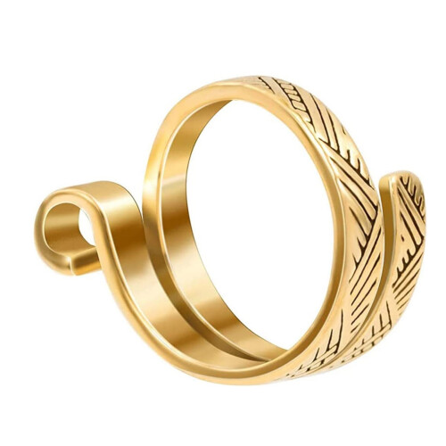 Crochet Finger Rings Adjustable with Yarn Guide 2 Pack 2