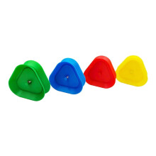 Conjunto de 4 porta-cartas triangulares