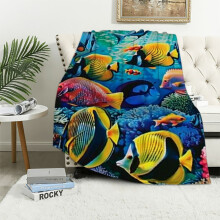 Trópusi halas takaró, Queen Size, 40x50 hüvelyk