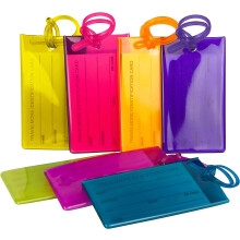 Lipéid Bagáiste Silicone Lipéid Aitheantais Taistil Pacáiste 7