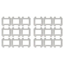 18Pcs Window Rags for Winbot W2S/ W2S PRO Robot Vacuum Cleaner, Replacement Mop Pad Cloths Accessories