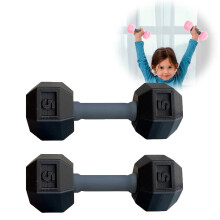 Haltères miniatures YMARPT pour tout-petits, en silicone, lot de 2