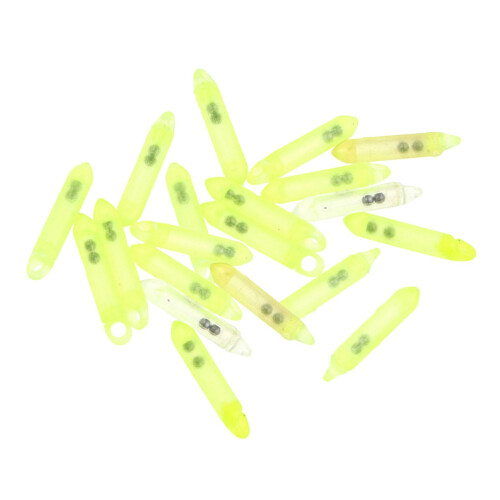 Sonagli da pesca 3mm16mm Giallo Verde 20 pezzi