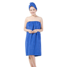 Dames spa badjas set van microvezel, 3-delig