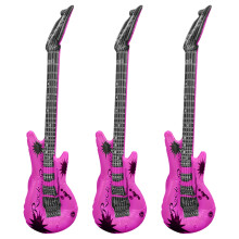 Inflatable Guitar with Strap 35 Inch 7 Colors