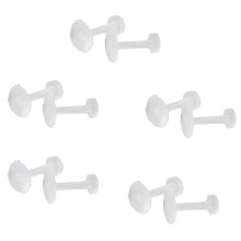 Set de bijuterii pentru corp cu retinere flexibile transparente, 10 buc.
