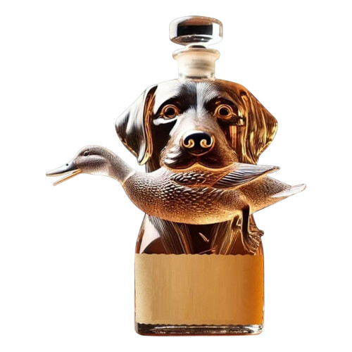 Whiskyfles karaf glas eend 750 ml