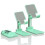 Verstelbare telefoon- en tablethouder/bureauhouder, compatibel met iPad en iPhone. 4