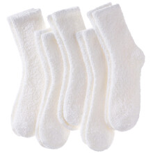 Flauschige Damensocken aus warmer, weicher Mikrofaser (1 Paar)