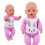 Conjunto de roupas para bonecas reborn Aonerit de 45 cm (18 polegadas). 1
