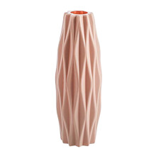 Plastvase med keramisk utseende til hjemmedekor, 1 stk.