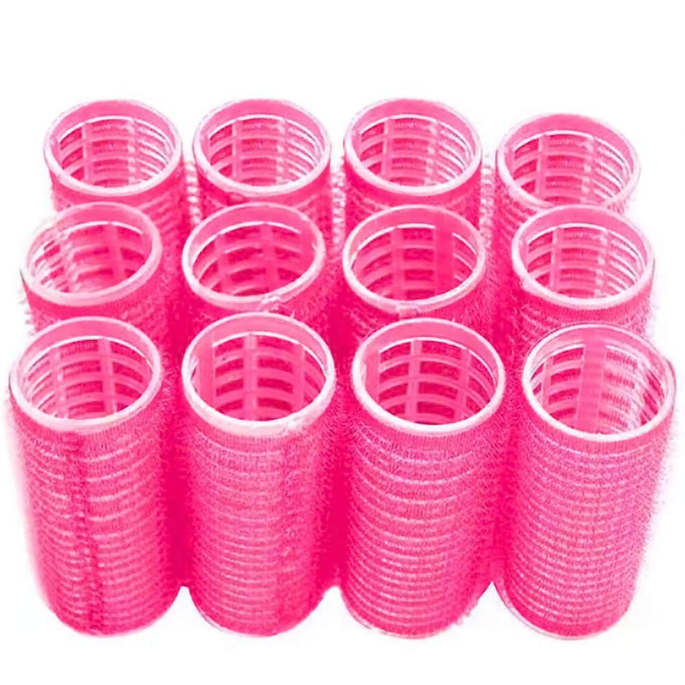 Hair Rollers Self-Grip Salon Curlers 12 Pack Medium