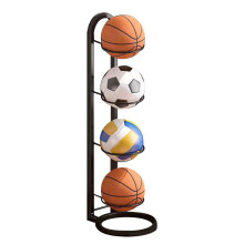 4-lags basketballboldopbevaringsstativ til indendørs og udendørs brug