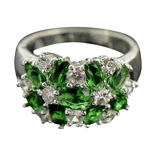 Damesring van 925 zilver met zirkonia