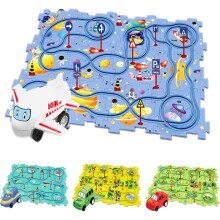 Kids Car Track Set Puzzle Adventure 2024