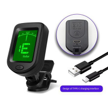 4X Universal Guitar Tuner Ukulele Bass Violin 12 Tone Electronic Tuner Tuner Musical Instrument Accessories