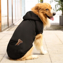 Manteau d'hiver coupe-vent à capuche pour chiens de petite et grande taille