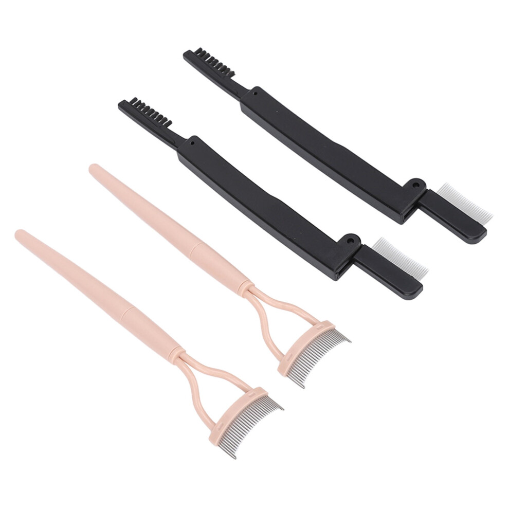 Eyelash Grooming Brush Folding Eyebrow Comb 1pc