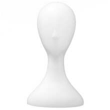 4X Lady Hoch Kunststoff Kopf Perueckenkopf Weiblich Modellkopf Weiss