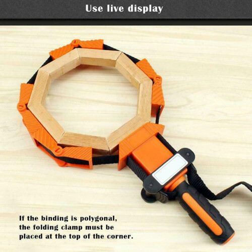Cailmei woodworking clamp strap 2 pcs orange 2