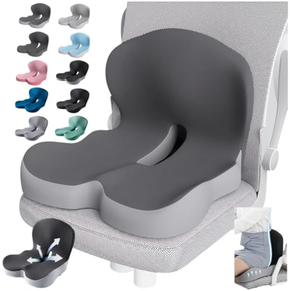Memory Foam L-Shaped Seat Cushion For Car Drivers With 963904283538