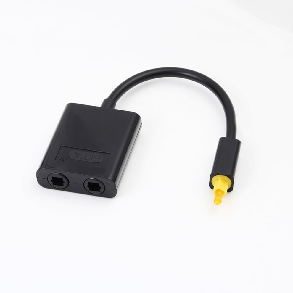 Optical Splitter Digital Toslink 1 In 2 Out Black 913466501076