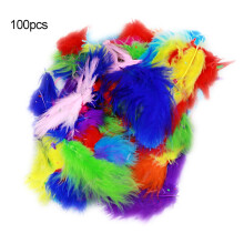 Pena de pluma fofa de 10 cm, 100 unidades