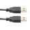 USB 2.0 type A til type A synkroniserings- og ladekabel 50 cm svart 6