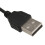 USB 2.0 type A til type A synkroniserings- og ladekabel 50 cm svart 7