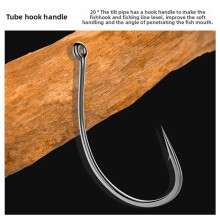 40pcs 8003 Wacky Bait Hook Soft Worm Hook Bass Fishing Hook Box Pack Fish Hook Sport and Entertainment Category
