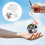 Ounona keychain sublimation blanks 2 pcs 3