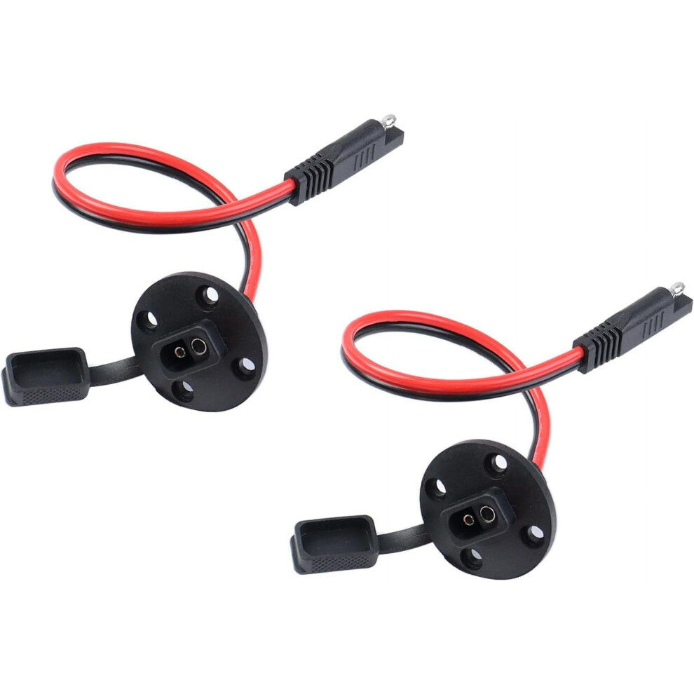 Weatherproof Sae Quick Disconnect Cable 12 Awg 1 Ft 2-Pack 963904303861