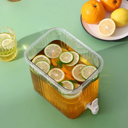 Distributeur de boissons de 2,5 L avec robinet et couvercle étanche 1