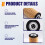 4 Stück Ölfilter 152093920R Passend für  MASTER Mk2 2.5D 2006 3