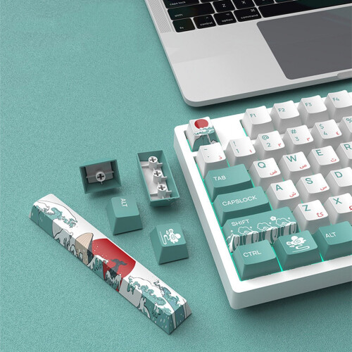 Gaming Keycaps Mechanical Keyboard Replacement Set 129 pcs 1
