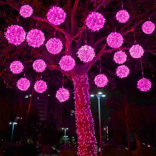Waterdichte kerstbalverlichting van 20 cm